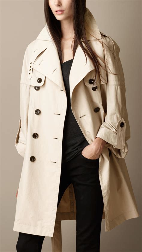 burberry oversize trench coat|Burberry trench coats for women.